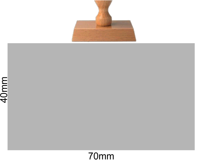 Stempel Klassik HOLZ